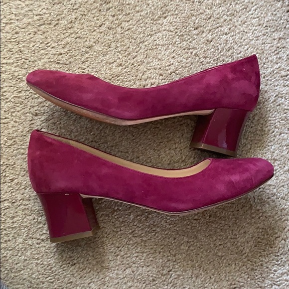 Cole Haan, magenta small pump, round toe - Picture 3 of 6